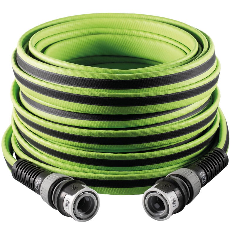 Force 3/4' 25 m, Tuyau d'arrosage pour Jardin, Léger, Résistant et Compact, pour Usage intensif, couleur Lime, -43% CO2e - Fitt