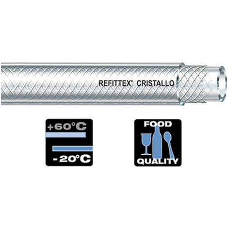 Fitt Manguera Refittex Cristallo 10x16 - 50 metros - 20 Bar