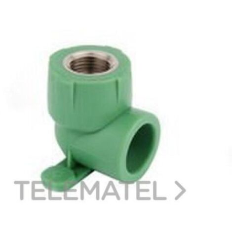 FITTINGSESTANDARD codo base fijacion 251/2 ppr pprccc2512 , Codo Base Fijación 25X1/2 PPR PPRCCC2512 de la marca Fittings Estándar.