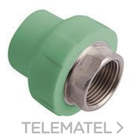 FITTINGSESTANDARD racor fijo hembra 50-11/2 ppr pprrfh50112 , Racor Fijo Hembra 50-11/2 PPR PPRRFH50112 de la marca Fittings Estándar.