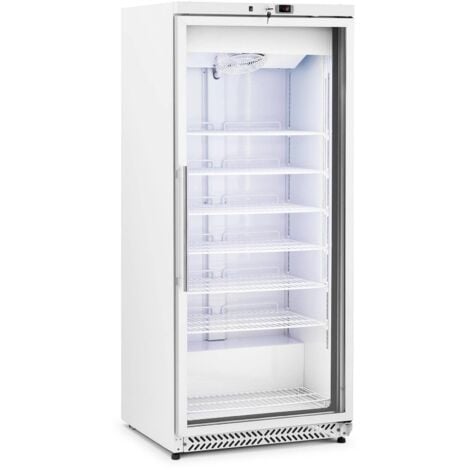 Fituez - 580 L - Royal Catering - Porte en verre - Silver - Réfrigérant R290