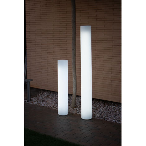 FITY 100 cm hoch. Stehlampe mit Kabel für den Innen- und Außenbereich. Kaltweißes LED-Licht
