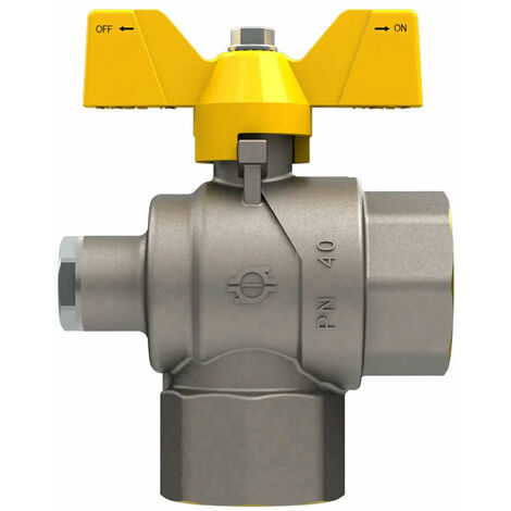 Fiv - Valvola Gas Squadra Femmina/Femmina 3/4" Con Presa Pressione