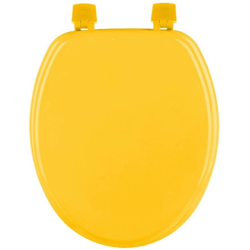 Five - Abattant wc colorama jaune en bois laqué - 5