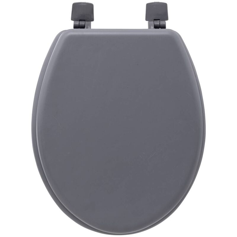 Abattant wc colorama gris en bois laqué - 5 Five