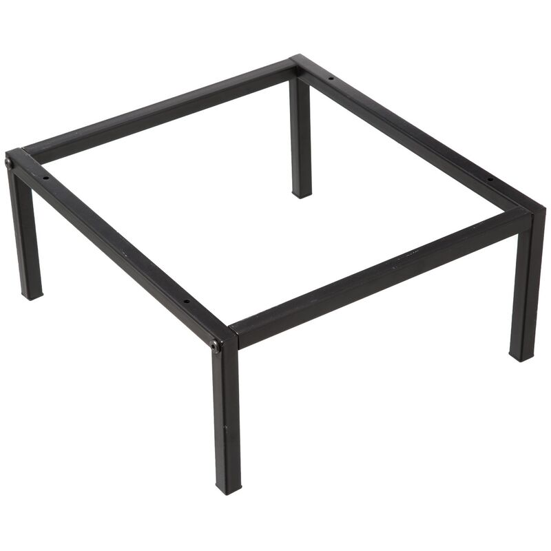 5five Simply Smart - five Base d'étagère en métal avec pieds 34 x 29 Noir 29x15,2x34,5 cm - Noir