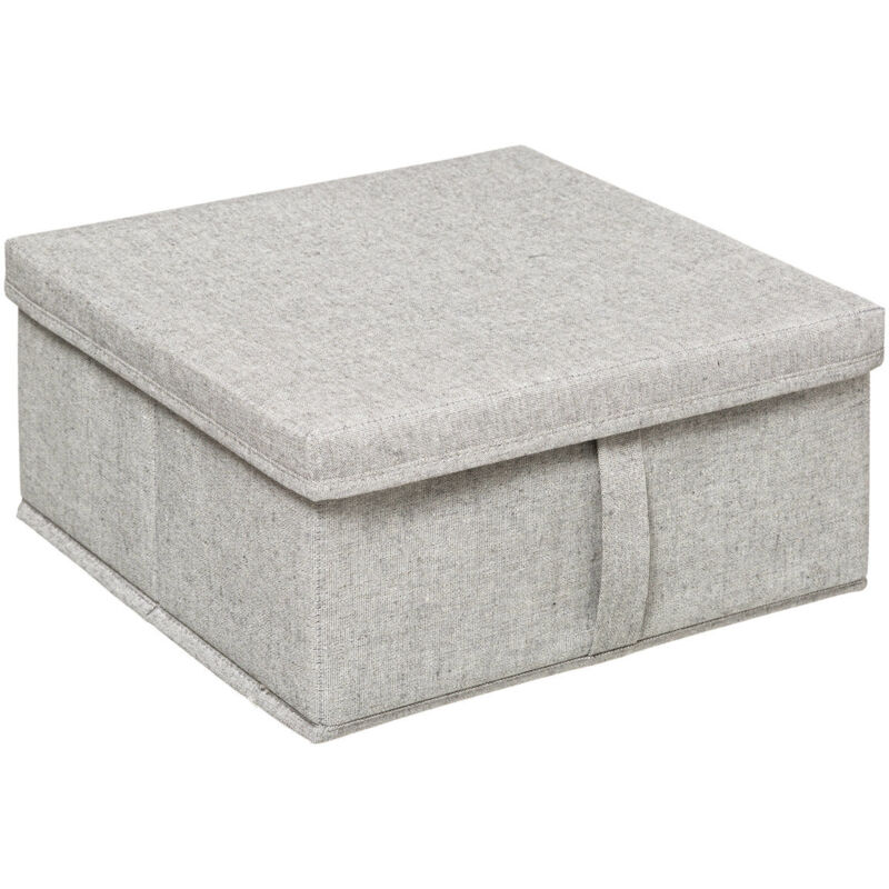 Boîte de rangement 31x15cm orga gris clair - 5five