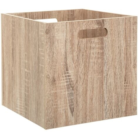 FIVE Caja de almacenamiento de madera - Natural