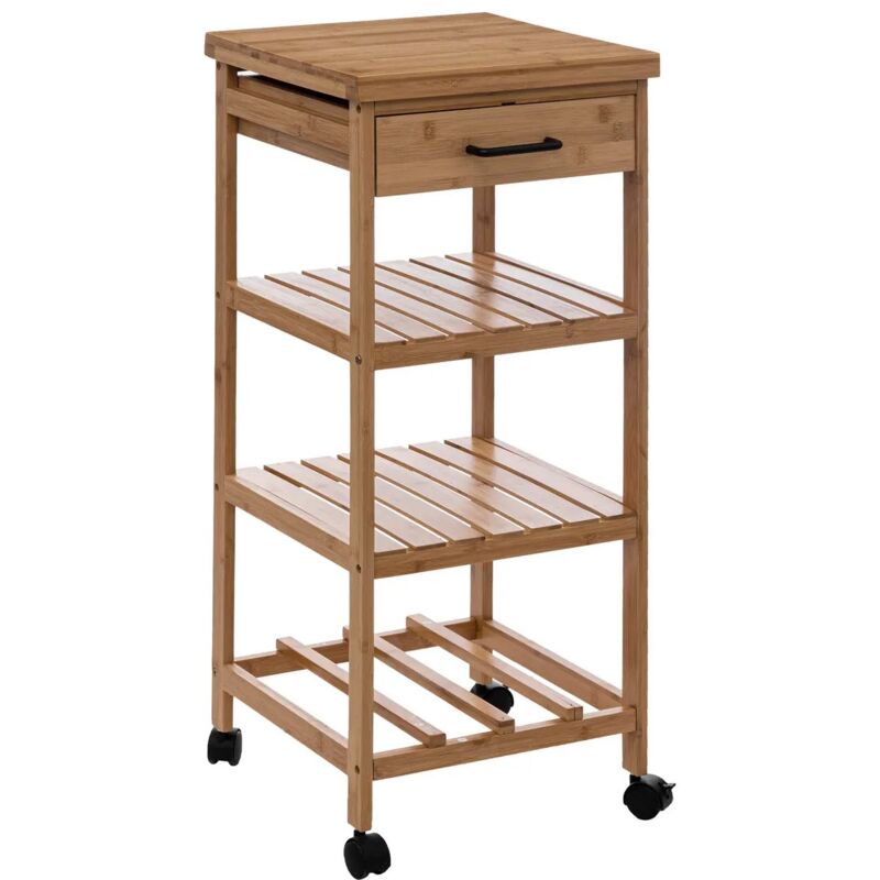 Desserte En Bambou Linha Beige Five