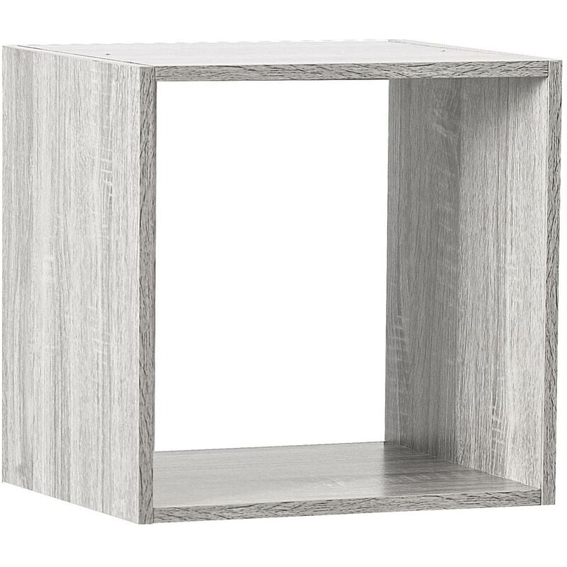 5five Simply Smart - tagère 1 case mix n modul effet chêne gris - 5five