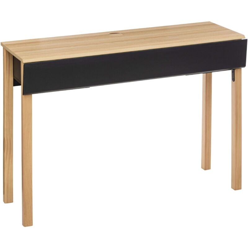 5five Simply Smart - Entrée Meuble Extensium Miroytengo Couleur Chêne et Gris 111 cm