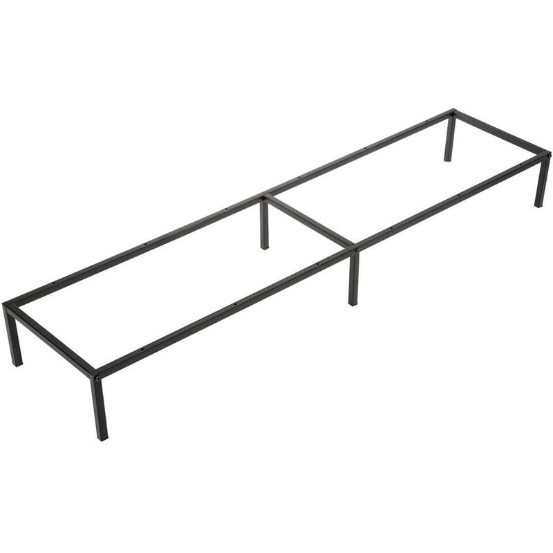 5five Simply Smart - Pieds étagère métal 134x29cm mix n modul noir - 5five