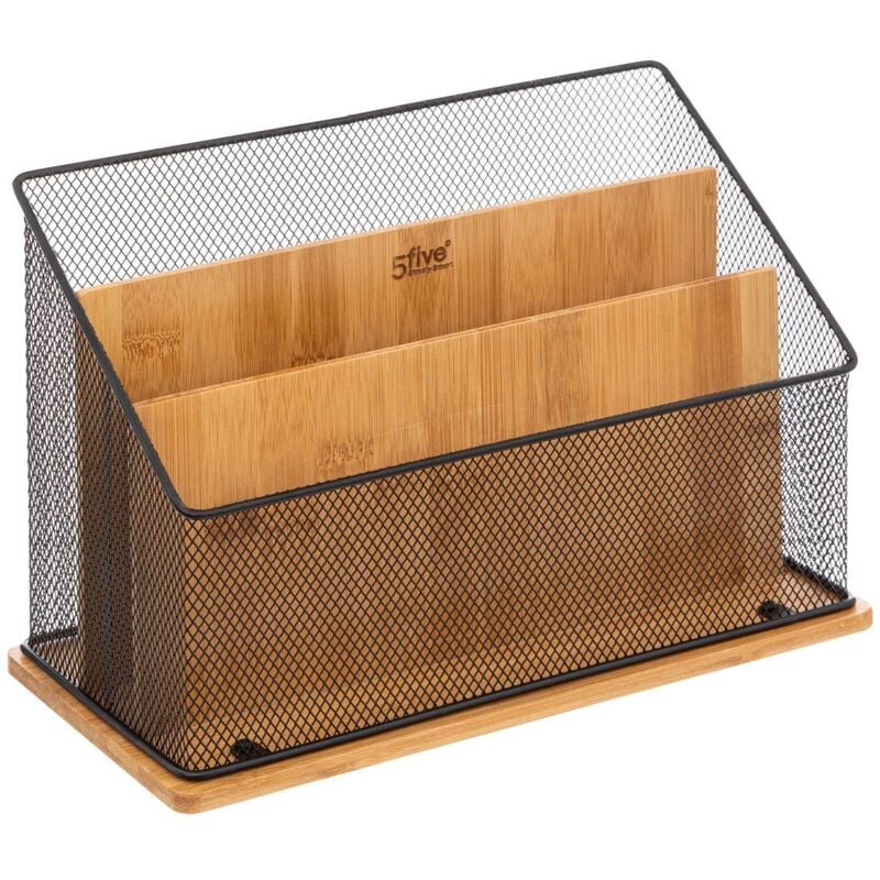 Organiseur de bureau havi bambou noir - 5five