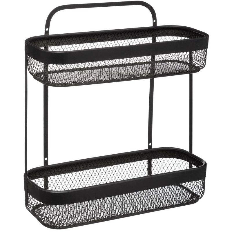 5five Simply Smart - Petite étagère 2 niveaux métal mayaj noir - 5five