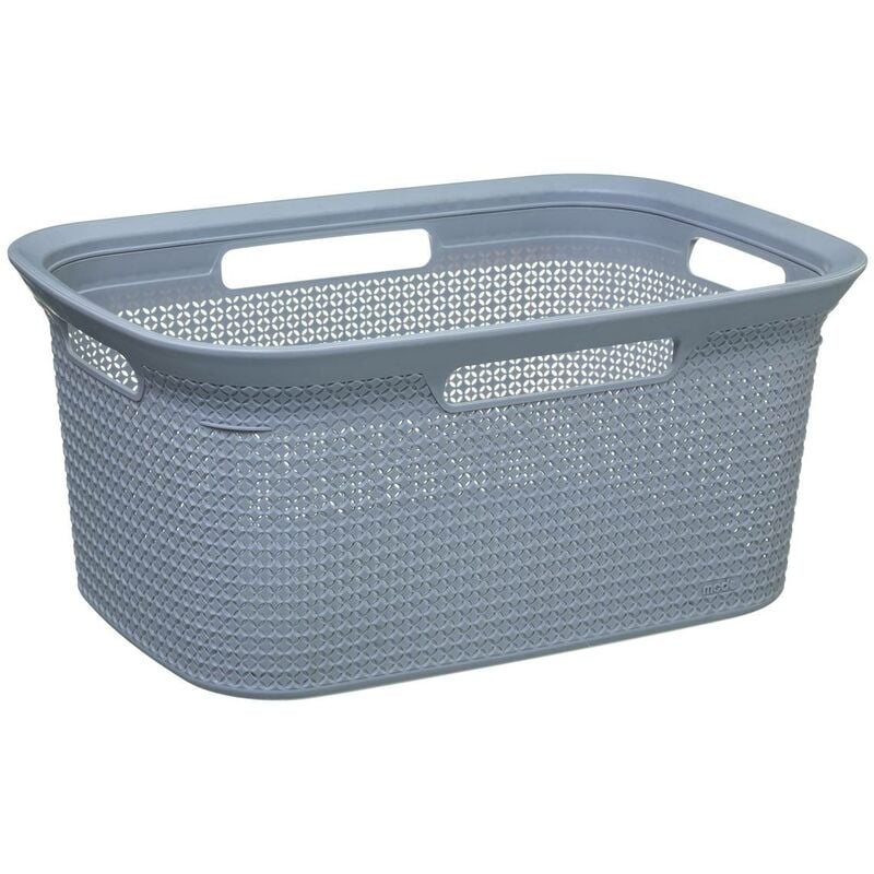 Corbeille à linge 45l scandinave gris - 5five