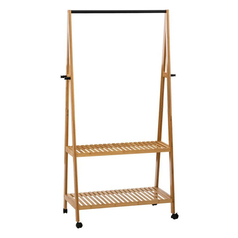 Portant vêtements 2 niveaux bambou 5five