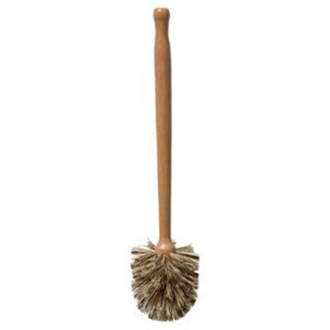 Five Simply Smart – Brosse WC en bois naturel 36cm – Sans support – Facile d'entretien – Pour espaces confinés