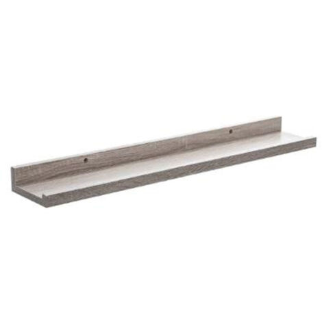 Five Simply Smart – Étagère murale à rebord 58 cm – MDF naturel – Installation facile – Charge maximale 10 kg – Pour espaces de rangement optimisés