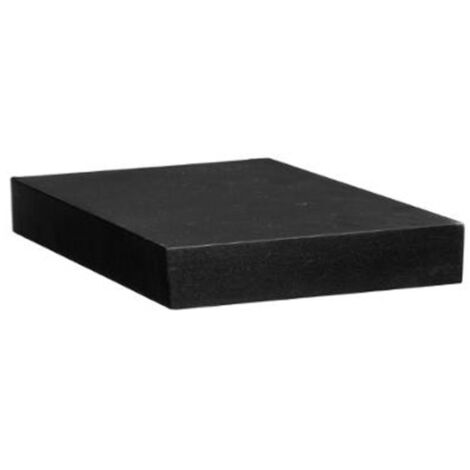 Five Simply Smart – Étagère murale carrée 24cm en MDF noir – Fixation murale – Dimensions L. 23,5 x l. 23,5 x H. 3,8 cm – Pour décoration moderne