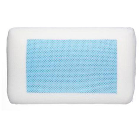 Five Simply Smart – Oreiller ergonomique gel box 30x50 cm – Mousse à mémoire de forme – Gel rafraîchissant – Housse déhoussable et lavable