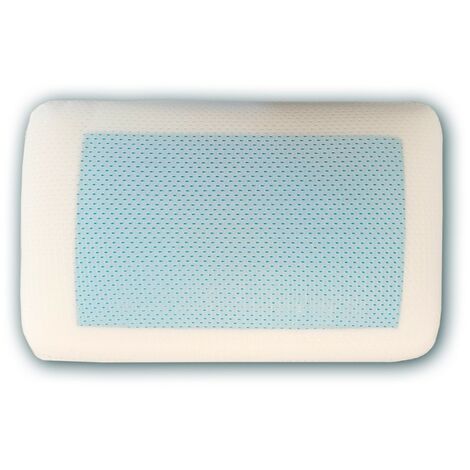 Five Simply Smart – Oreiller ergonomique rafraîchissant gel box 30x50cm – Mousse à mémoire de forme – Housse déhoussable en tissu respirant
