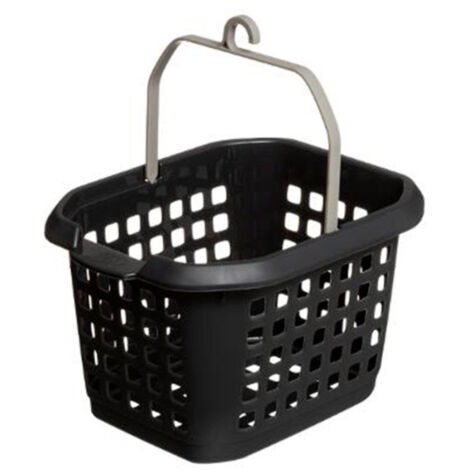 Five Simply Smart – Panier pour pinces à linge 22,5cm – Matière polypropylène – Couleur gris – Conception ergonomique pour rangement efficace