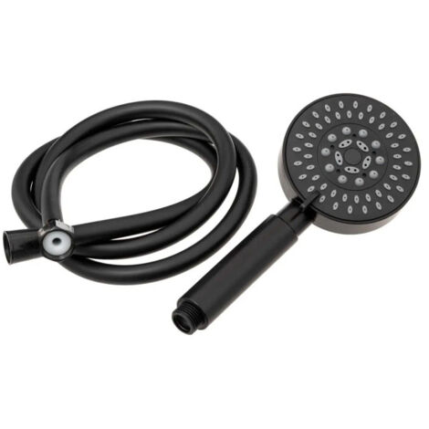 Five Simply Smart – Pommeau de douche flexible 23 cm – 5 fonctions : pluie, massage, spray – PVC et ABS – Flexible 150 cm pour liberté de mouvement