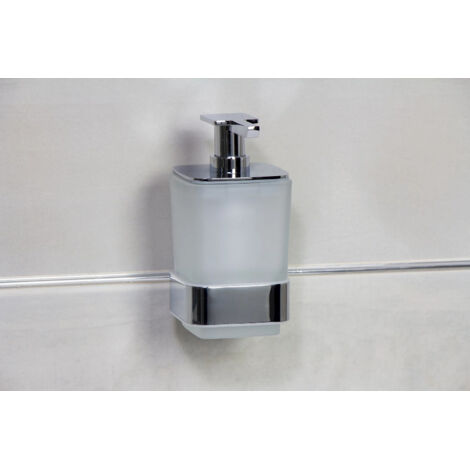 Fix Mi Distributeur de savon à clipser inox/verre  METROPOLITAN MAT INTER