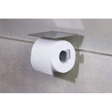 Fix Mi Porte rouleau toilette avec tablette inox METROPOLITAN MAT INTER