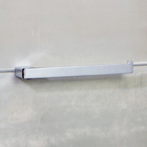 Fix Mi Porte serviettes  à clipser 25 cm inox METROPOLITAN MAT INTER
