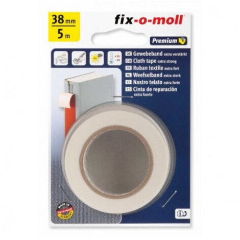 FIX-O-MOLL Adhésif tissé5mx38mmblanc - FIX-O-MOLL