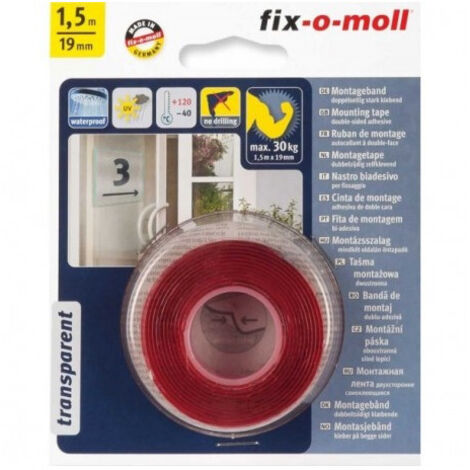FIX-O-MOLL Montage 50kgtransparent - FIX-O-MOLL