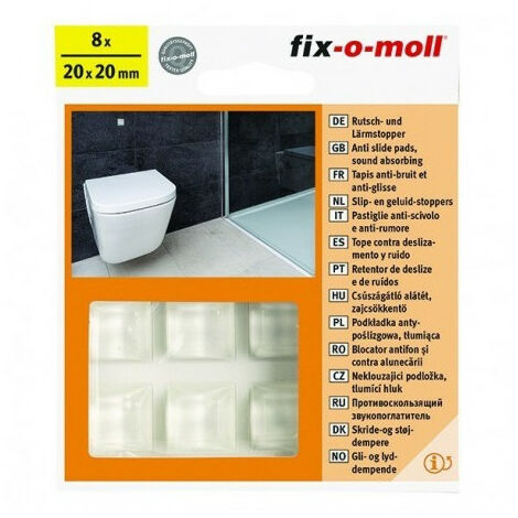 Fix-o-moll Patins Amortisseurs75x15x15mm8blanc - Fix-o-moll