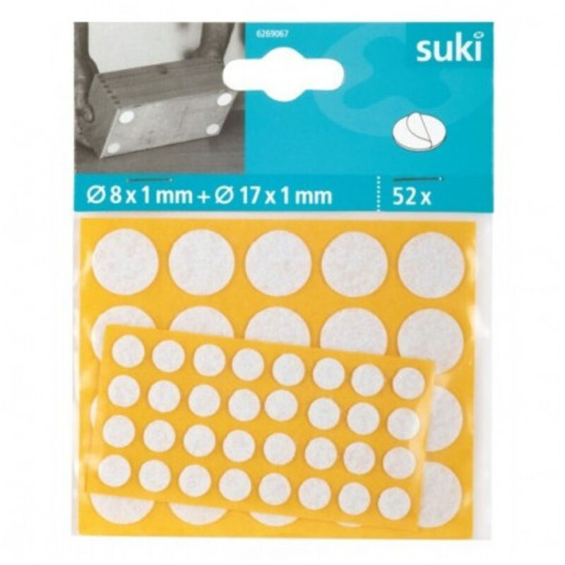 Fix-o-moll Set Patins PTFE 1mm weiß - Fix-o-moll