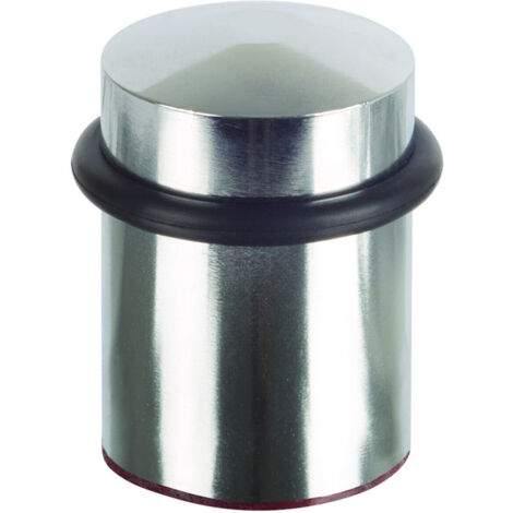 fix-o-moll SUKI, Bodentürstopper H 44mm,Ø 30mm Metall silberfarbig poliert
