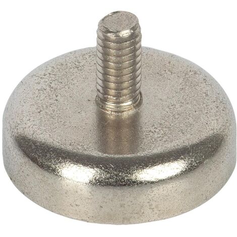 fix-o-moll Topfmagnet Neo.Ø20,H14, m.Gewindeb.M4,sil Inhalt: 1