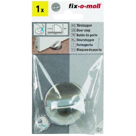 fix-o-moll Türstopper Metall Ø45xH 25,selbstkl,pol Inhalt: 1