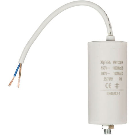 Fixapart Condensateur 3mf 3 MF Cosse Micro Farad 450v 50//60 hz Condo D/émarrage Moteur