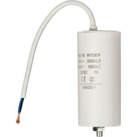 Fixapart Condensateur W9-11240N White Condensateur cylindrique fixe