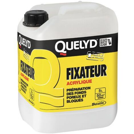 Fixateur-régulateur avant collage revêtements muraux 5L – Sans solvant – Prêt à l'emploi – Améliore l'accroche de la colle – Quelyd