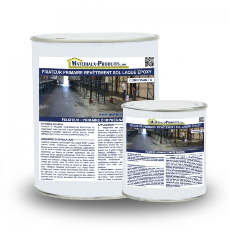 Matpro - Fixateur primaire revêtement sol laque Époxy - 5 Kg Incolore