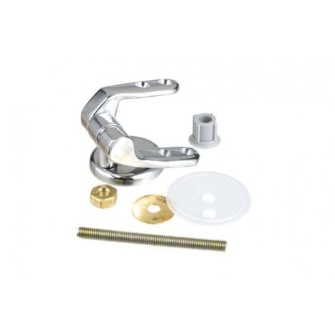 FIXATION ABATTANT METAL CHROME