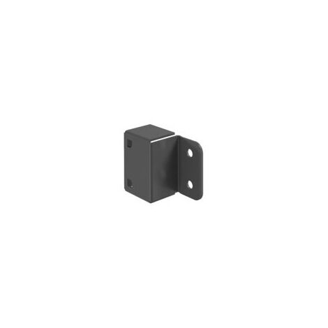 Fixation arrière individuelle dos bois pour bandeau latéral innotech atira - Décor : Argent - HETTICH