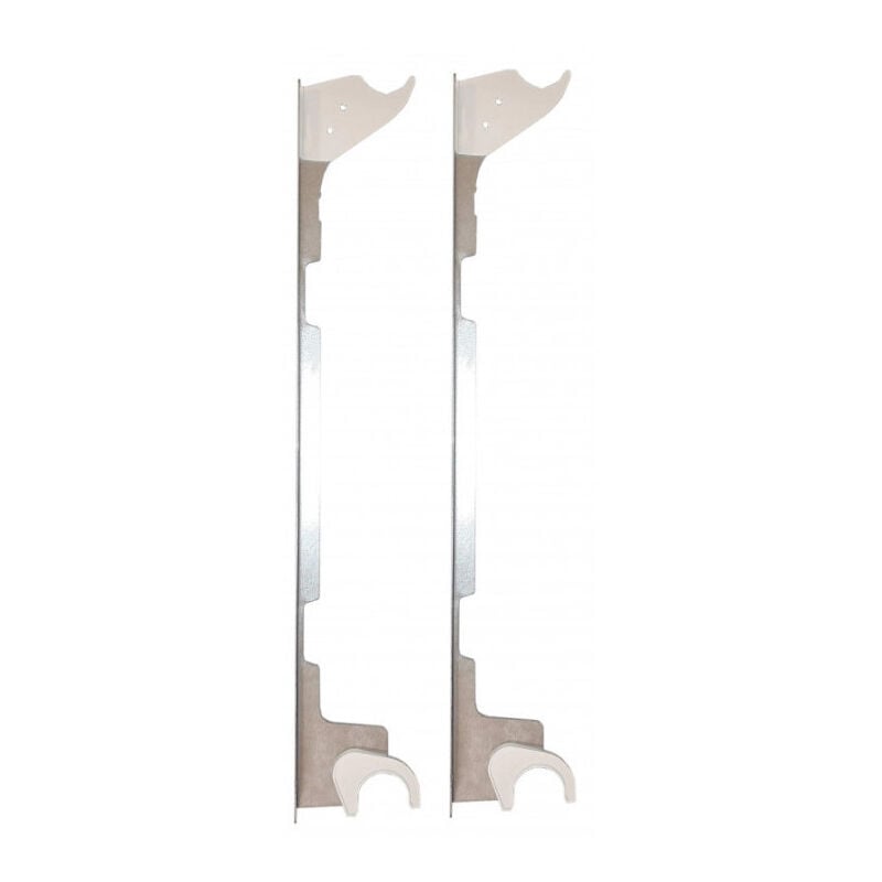 Fixation Autofix blanche pour radiateur aluminium Global entraxe 800 mm