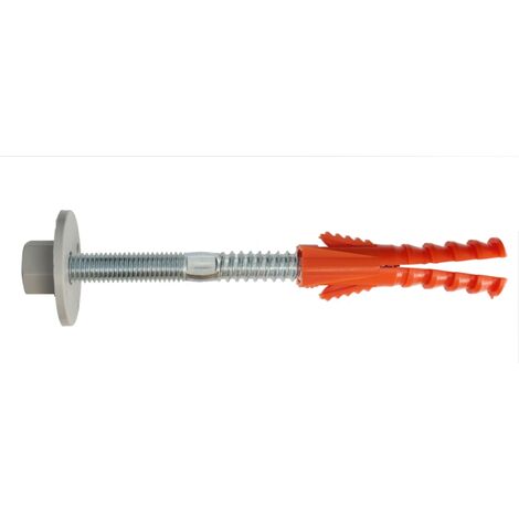 fixation chauffe eau - paroi pleine - vis 2 filets 10 x 120 - novipro nov92525