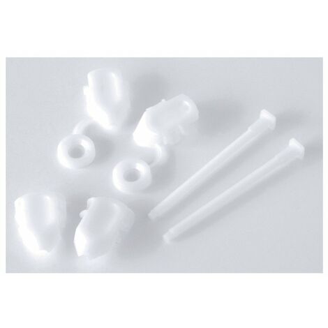 Fixation D'abattant Charnière Métal  Tout Plastique