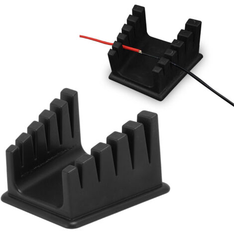 Fixation de Câbles pour Station de Soudure - Support Magnétique ABS Noir pour Fil Large/Fin - Clip Rétention Cable (65mm)