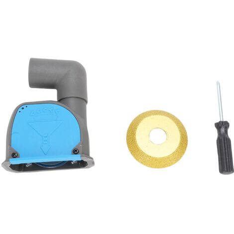 Fixation de collecteur de poussière adaptée à la meuleuse d'angle 100 115, couvercle de carénage PA66 de 9mm avec meule de 25MM