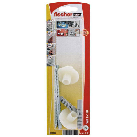 Fixation de lavabo FISCHER WDE 8x110/2K