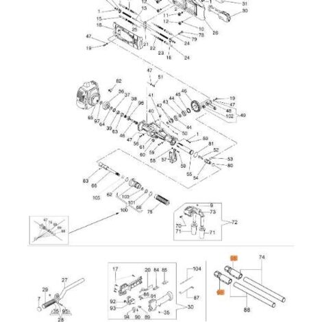 FIXATION DE TIGE ORIGINALE EMAK CS61600007